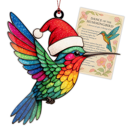 Hummingbird Christmas Ornament 2025 – Bird Tree Decor & Gift for Women