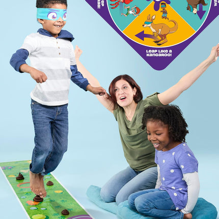 Poop Party Spinner Game Blindfold Challenge Family Game for Kids Age 4+