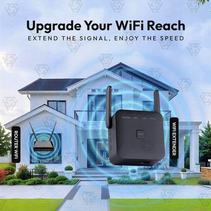 2026 WiFi Extender Signal Booster, Covers 10000 Sq.ft, 80 Devices Support