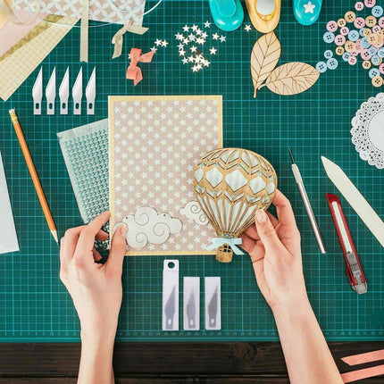 30-Piece Craft Knife Kit – Hobby Knife Set with Cutting Mat for Art & Scrapbook