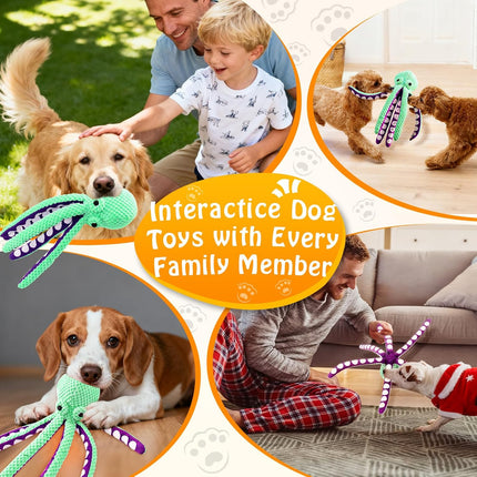 Large Plush Squeaky Dog Toy – Soft Fabric for Small to Large Dogs