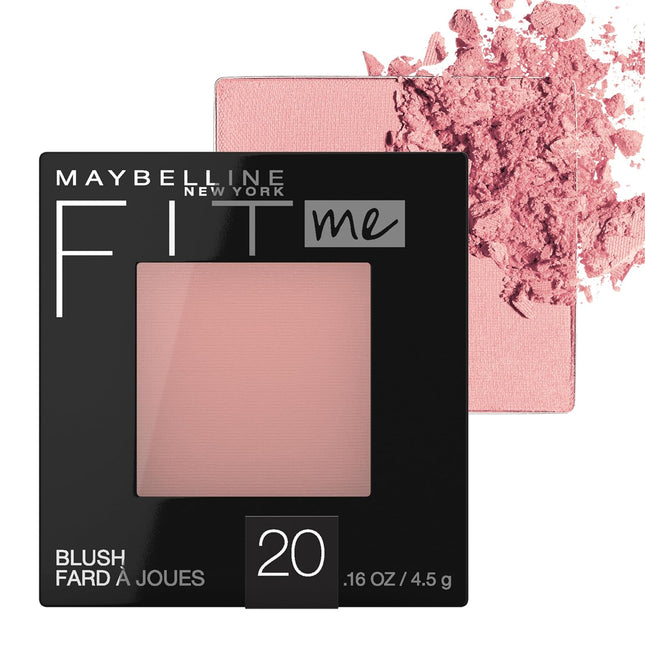 Fit Me Powder Blush Mauve Lightweight Blendable Long Lasting Face Makeup