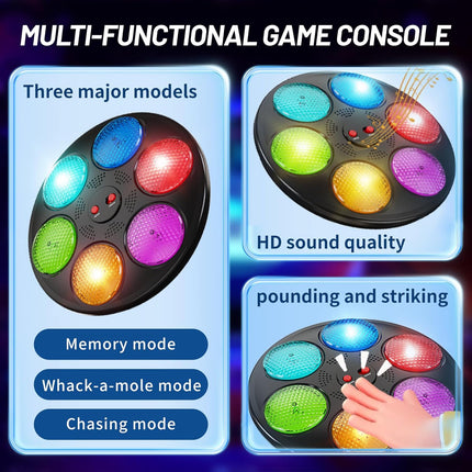 Handheld Light-Up Memory Game – Electronic Sound Toy for Kids Ages 3-12