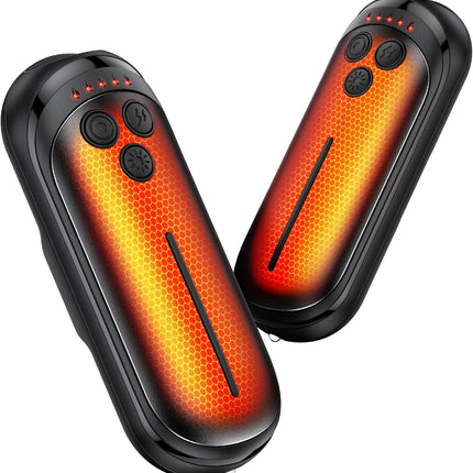 2-Pack Rechargeable Hand Warmers – 6000mAh Portable Electric Warmers