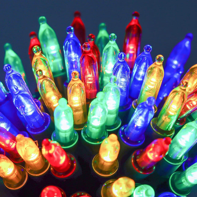 50 LED Multicolor Christmas Lights – 16FT Battery Operated Outdoor Decor