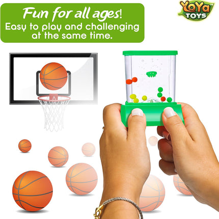 Aqua Rings Handheld Water Game – Set of 2 Retro Mini Toss & Hoop Toys