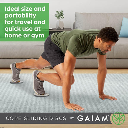 Core Sliding Discs Dual-Sided Workout Sliders for Carpet Hardwood Floor Ab Exercise