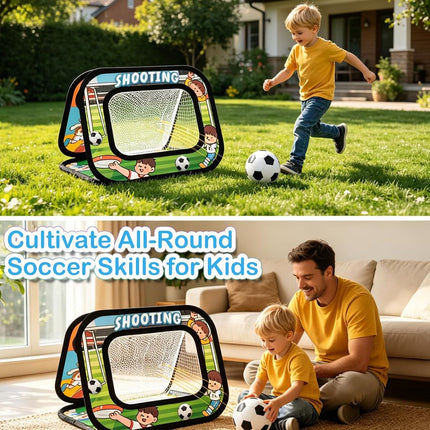 5-in-1 Bean Bag Toss Game for Kids, Indoor Outdoor Carnival Party Toy Ages 3-8