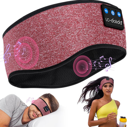 Sleep Headphones Bluetooth – Wireless Headband with HD Stereo Speakers