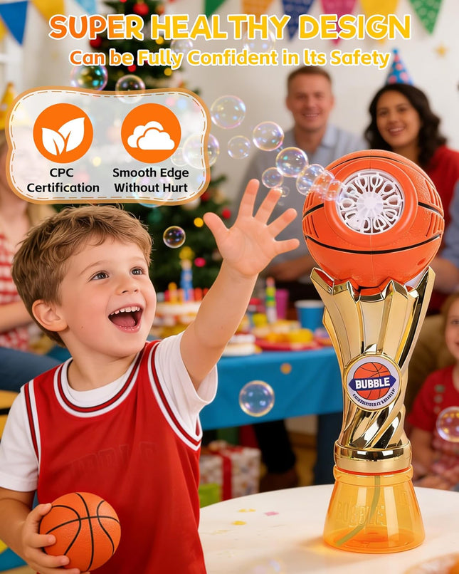 Automatic Bubble Machine Gun Toy for Kids Outdoor Summer Fun Ages 3+