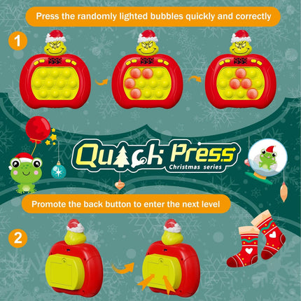 Upgraded Pop Push Puzzle Game – Handheld Fun for Kids, Quick & Challenging