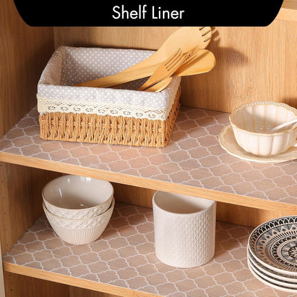 Shelf Liner for Kitchen Cabinets, Non-Adhesive EVA Waterproof Drawer Mat