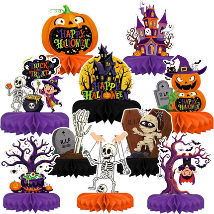 Halloween Party Decorations, Honeycomb Centerpieces & Table Toppers for Birthdays