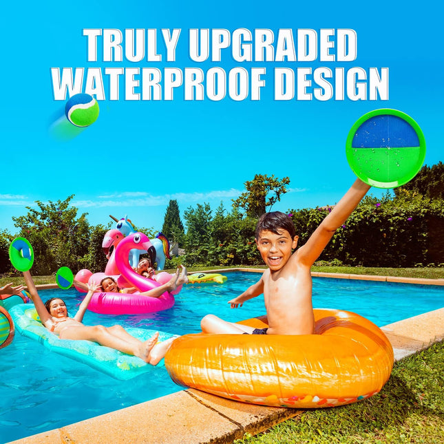 Kids Toss & Catch Game Set – 2 Paddles & 2 Sticky Balls for Boys & Girls