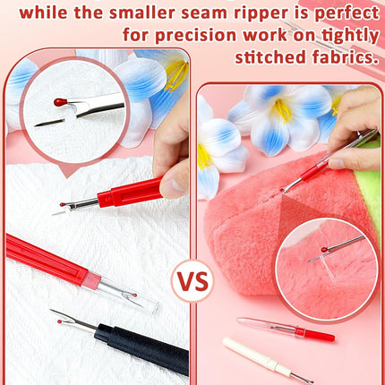4PCS Stitch Remover Tools Thread Ripper Set for Sewing & Embroidery