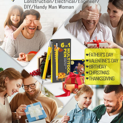 Multitool Pen – Stocking Stuffer for Men, Cool Gadgets & Gifts for Dad, Husband