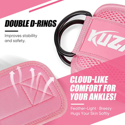 Ankle Resistance Bands for Women: Glutes, Butt & Leg Exercises for Home Gym Fitness