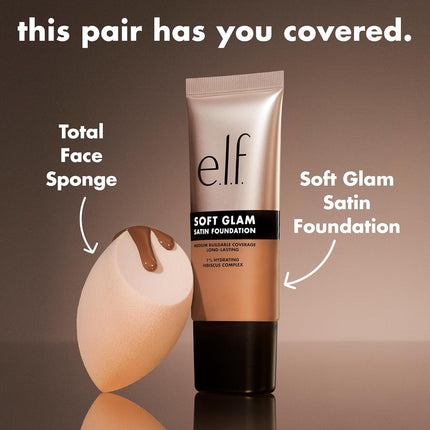 Soft Glam Foundation 31 Medium Neutral Satin Finish Vegan Foundation