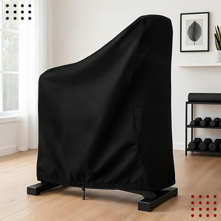 Exercise Bike Cover, Waterproof Stationary Bicycle Cover with Drawstring, 56x49x23in
