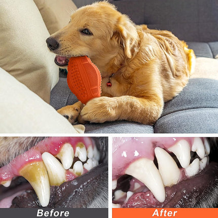 3 Pack Dog Chew Toys for Aggressive Chewers Teeth Cleaning & Gum Massage