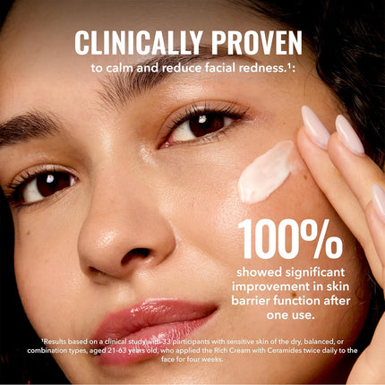 Rich Ceramide Face Cream 50ml – Daily Moisturizer for Dry, Red Skin