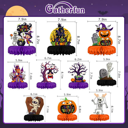 Halloween Party Decorations, Honeycomb Centerpieces & Table Toppers for Birthdays