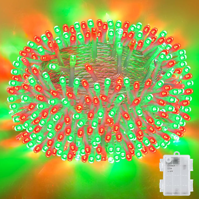 Christmas Garland Lights – 9.8ft 30 LED Battery String Indoor Outdoor