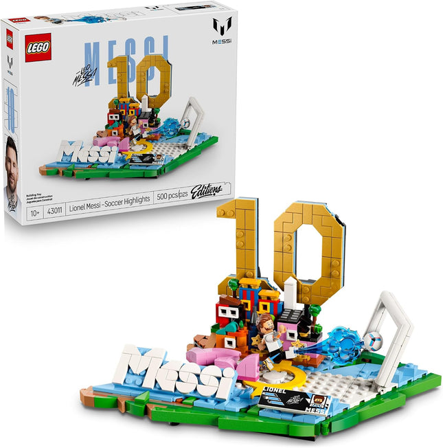 LEGO Editions Lionel Messi Soccer Highlights 43011 Building Set 500 Pieces Age 10+