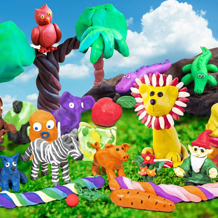 Magic Clay – 36 Colors Air Dry Modeling Clay with Tools for Kids 3+