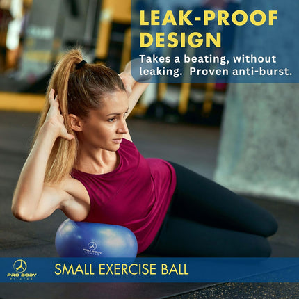 9-Inch Small Exercise Ball – Stability, Yoga, Core, Barre & Physical Therapy