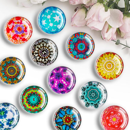 12 Pack Decorative Fridge Magnets, Cute Refrigerator Magnets for Whiteboard, Locker & Classroom