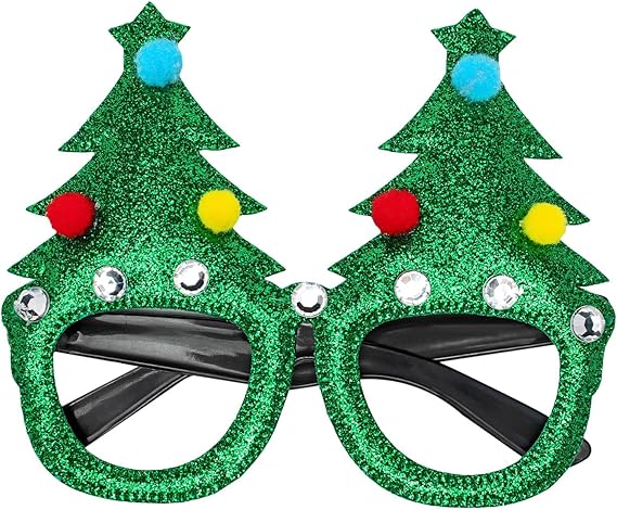 St. Patrick’s Day Party Glasses – Glitter Christmas Frames for Photo Booth Props