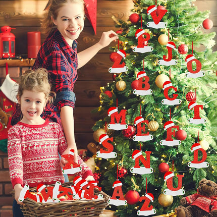 2025 Christmas Letter Ornaments – Personalized Holiday Decorations for Your Christmas Tree