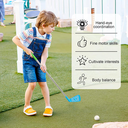 Toddler Golf Set – Retractable Clubs for Kids 2-5, Indoor & Outdoor Fun