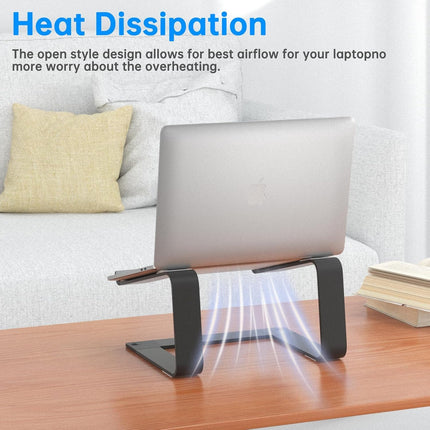 Portable Metal Laptop Stand for Desk Compatible with 10-16 Inch Laptops