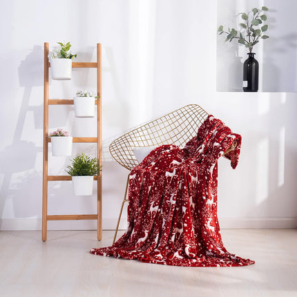 Velvet Touch Fleece Throw Blanket – Ultra Plush Christmas Holiday Print