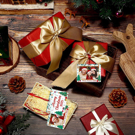 2025 Christmas Photo Frame Ornaments – Personalized Tree Decorations