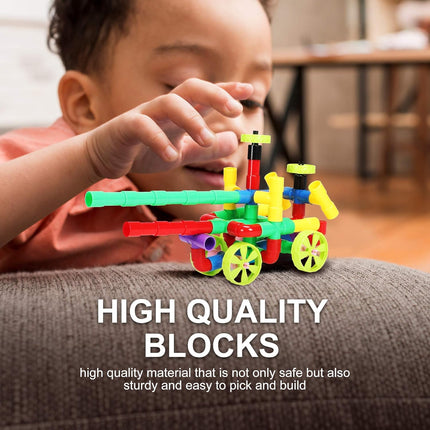 Building Blocks Toy Kit for Kids Educational Preschool Construction Set