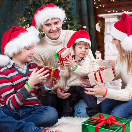 24PCS Christmas Silicone Bracelets, 8 Styles with Xmas Patterns, Rubber Wristbands