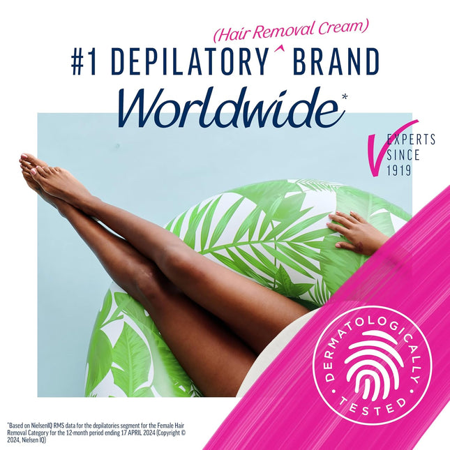 Sensitive Skin Depilatory Cream – Bikini, Legs & Arms, Pump Bottle 13.5 fl oz
