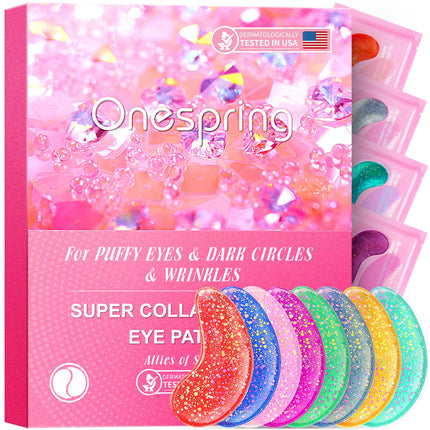 Under Eye Patches 24 Pairs – Reduce Wrinkles, Dark Circles & Puffiness