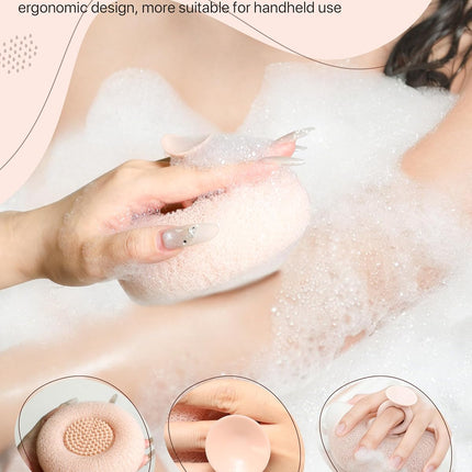 4PCS Super Soft Sunflower Loofah Sponges – Shower Mesh Body Cleaning Balls