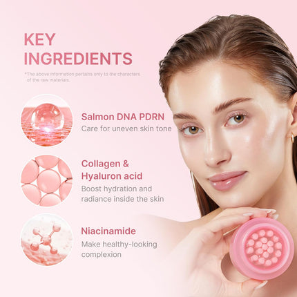 PDRN Pink Collagen Capsule Cream, Salmon DNA & Niacinamide, Korean Face Moisturizer