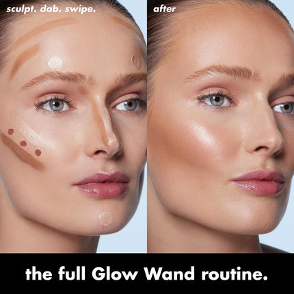 Glow Blush Beauty Wand, Rosé You Slay, Liquid Blush with Squalane, Vegan & Cruelty-Free