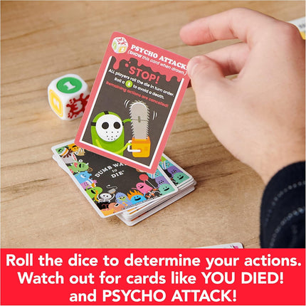 Dumb Ways to Die Card Game Survival Strategy Game for Ages 12+ 2-5 Players