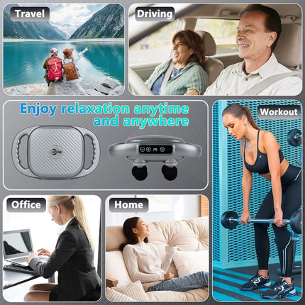 6 Head Massage Gun Deep Tissue 9 Modes Full Body Muscle Relief Tool