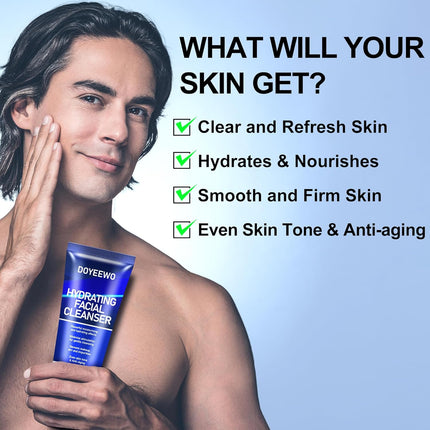 Men’s Skincare Kit – Hydrating, Firming & Anti-Aging Facial Routine