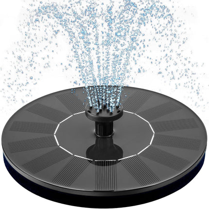 1W Solar Bird Bath Fountain Pump – Floating Solar Water Fountain for Garden