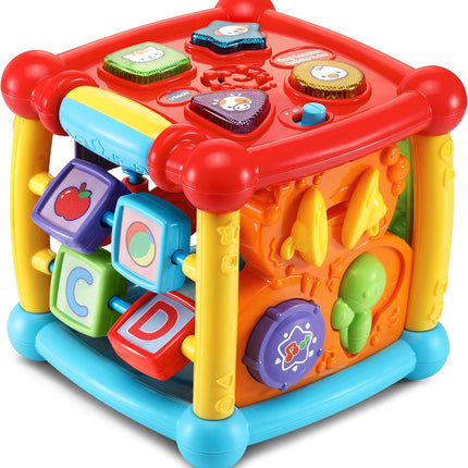 Baby Activity Cube Busy Learners Educational Toy Fine Motor Skills Game