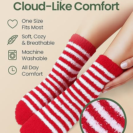 Cozy Self-Care Gift Set for Teen Girls – Fluffy Socks, Headband & Scrunchie